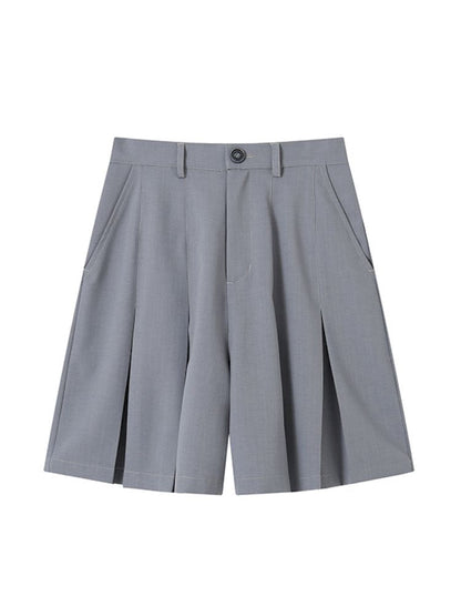 Simple Versatile Pleated Shorts