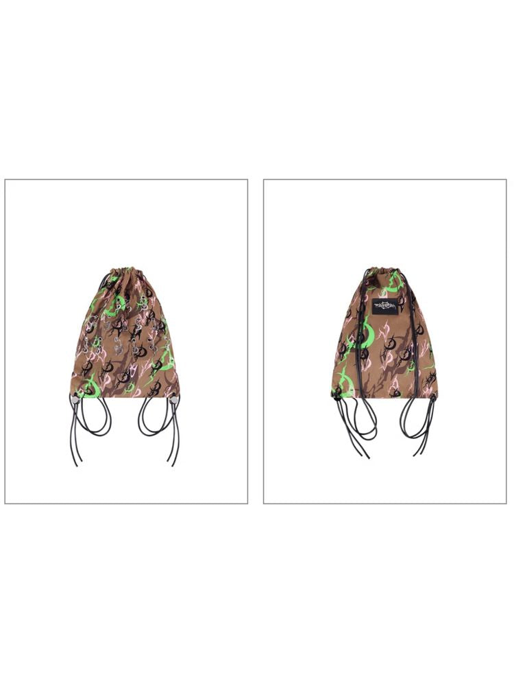 Drawstring Y2K shoulder bag