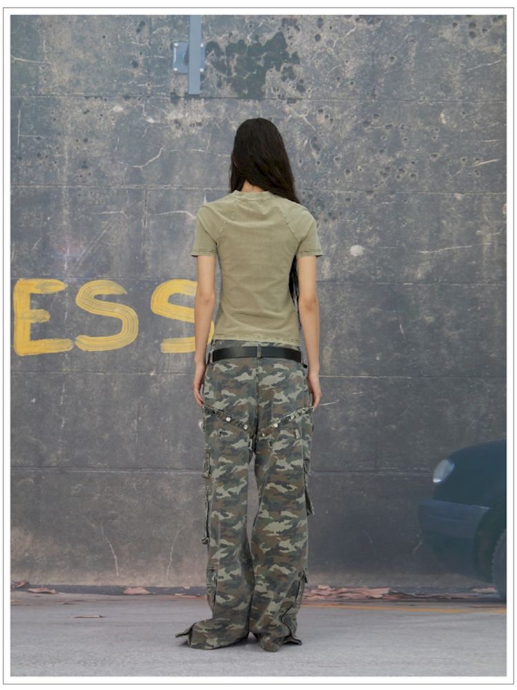 Punk camouflage pants