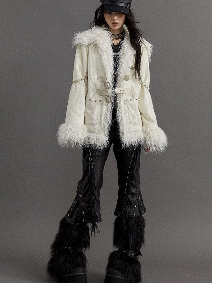 Loose Long Thickened Plush Coat Fur