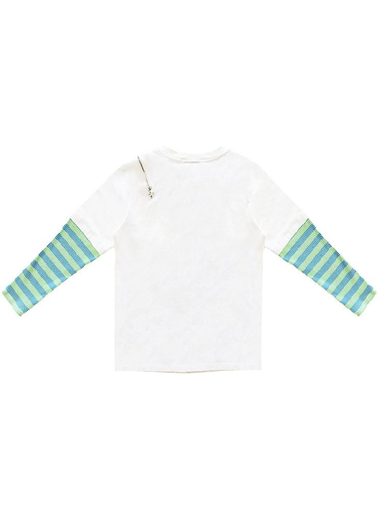 Fake Two Piece Long Sleeve T-Shirt