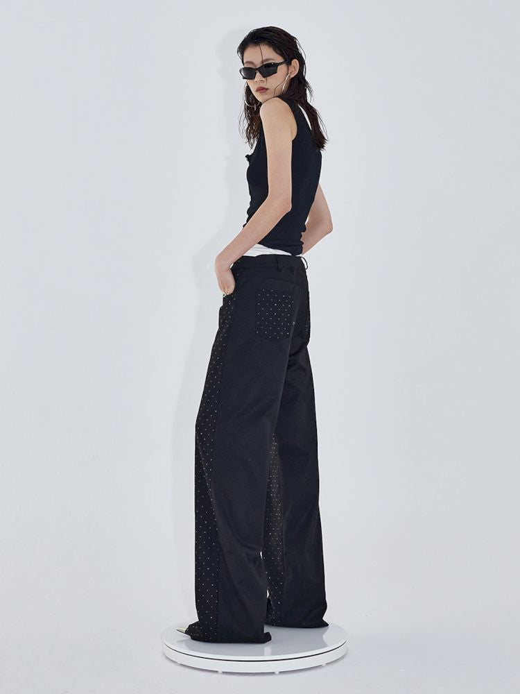 Straight Casual Western Trousers