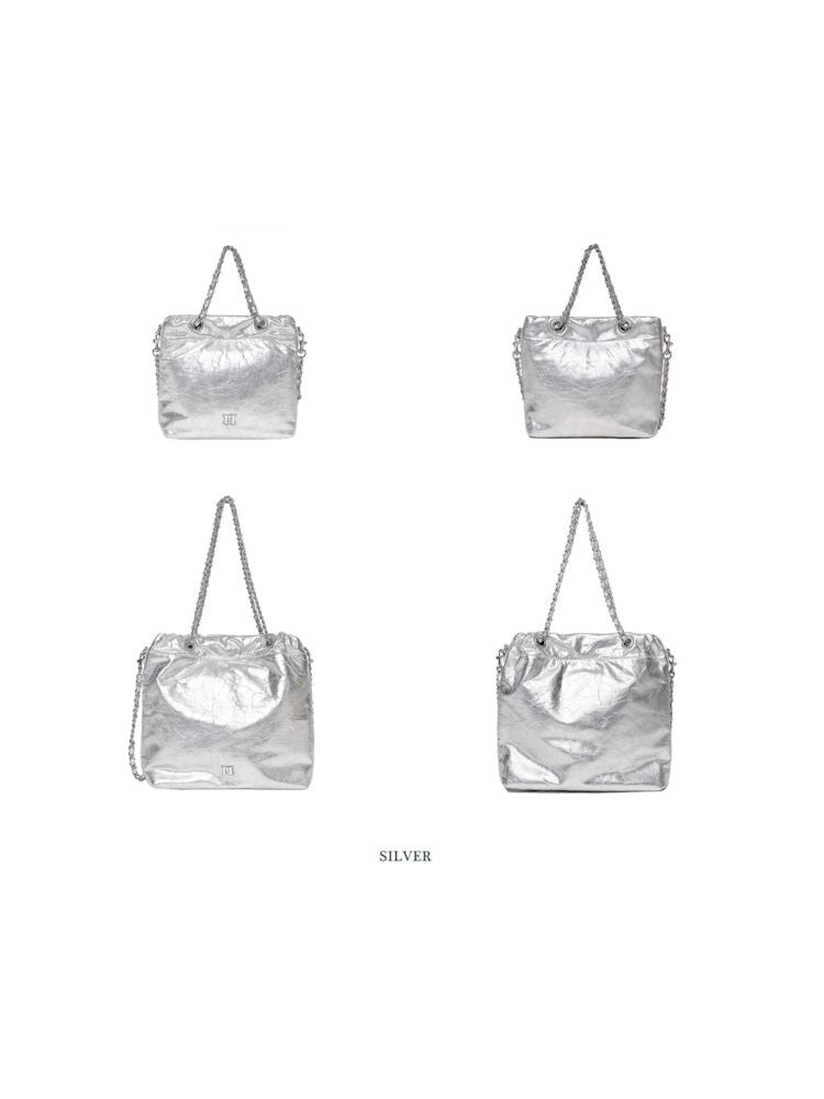 Glacier Feeling Silver Crossbody Bag