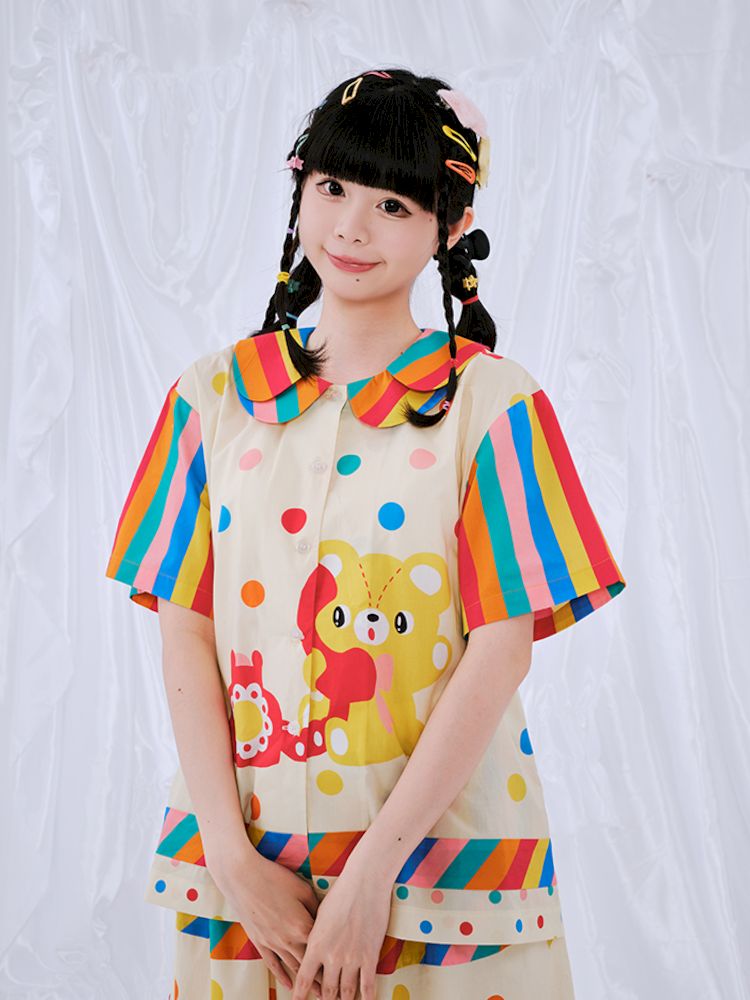 Rainbow Diary Print Shirt