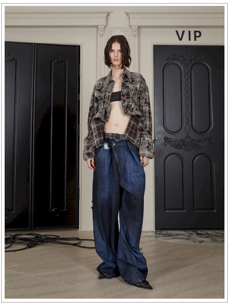 Old Jeans Loose Wide Leg Pants