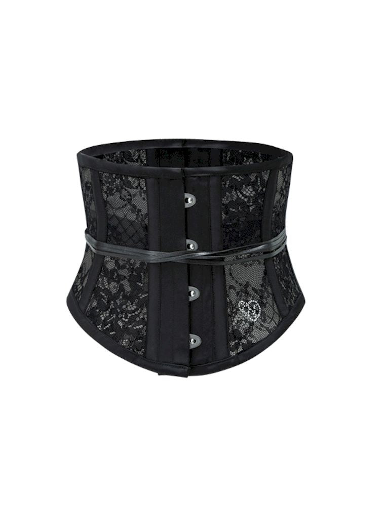 Herringbone lace waist corset