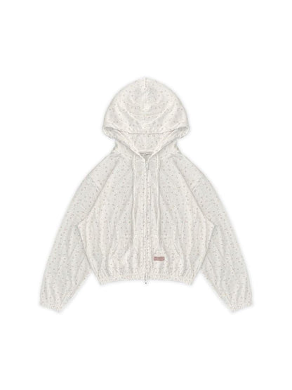 Hooded Sweatshirt Cardigan Jacket