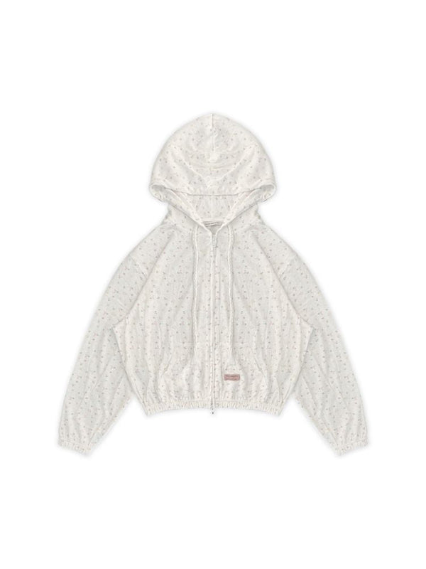 Hooded Sweatshirt Cardigan Jacket