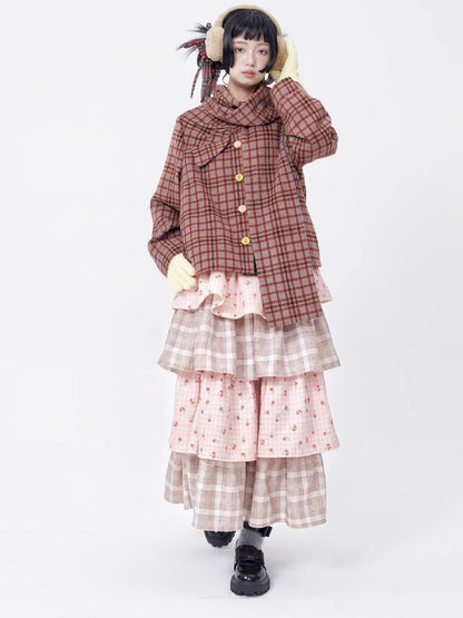 Showa retro cute girl blouse