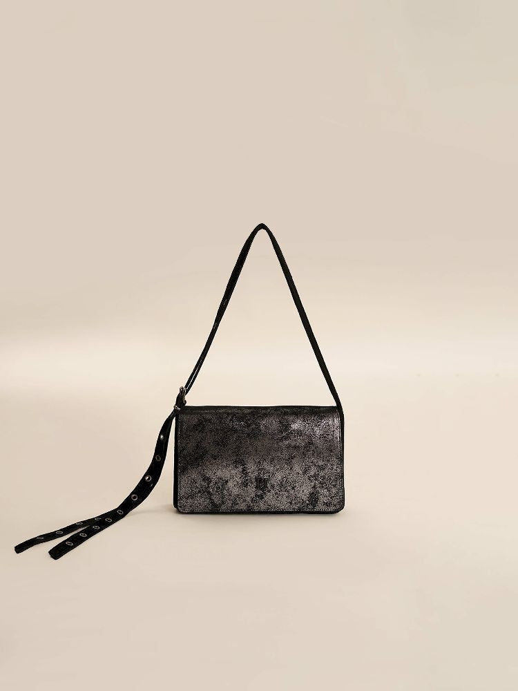 Machine Eye Shoulder Strap Tote Crossbody Bag