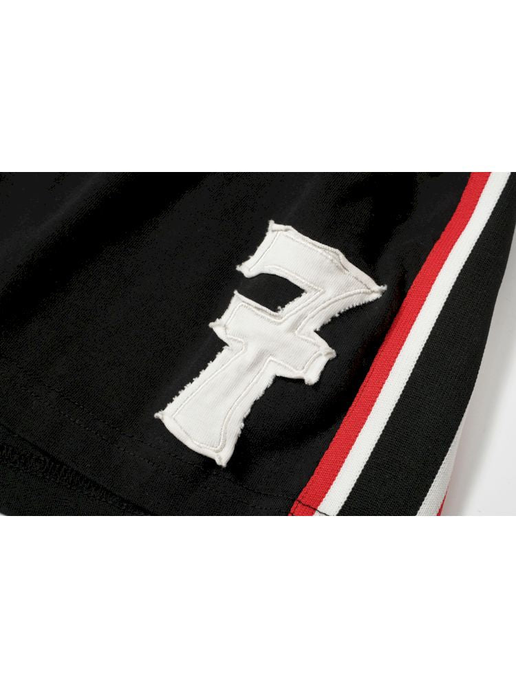 Trash Rock Patch Embroidered Sport Knit Sweatpants