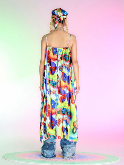 Silk Halter Dress