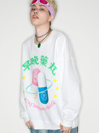 Pill Loose Sweatshirt