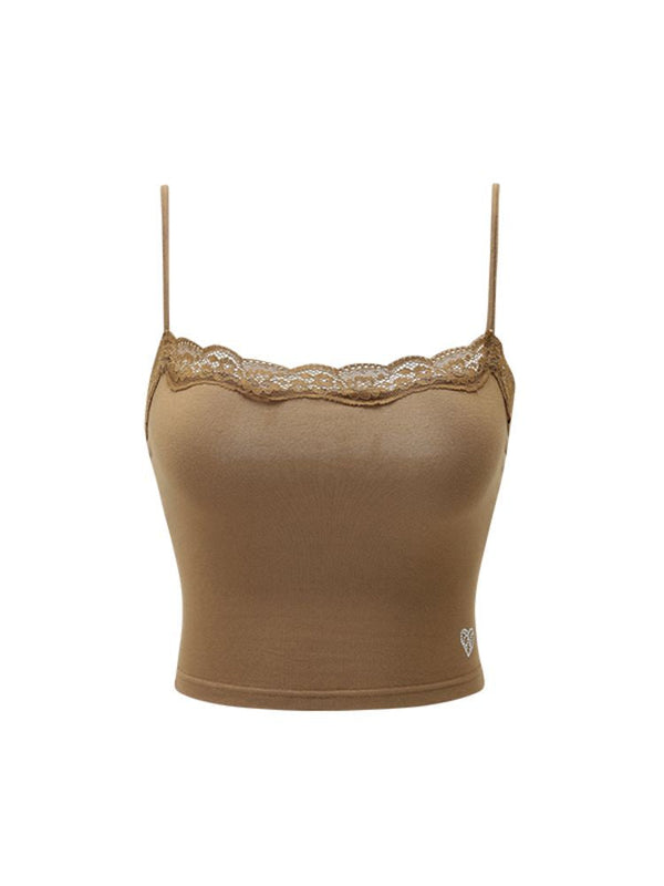 Lace Basic Knit Vest