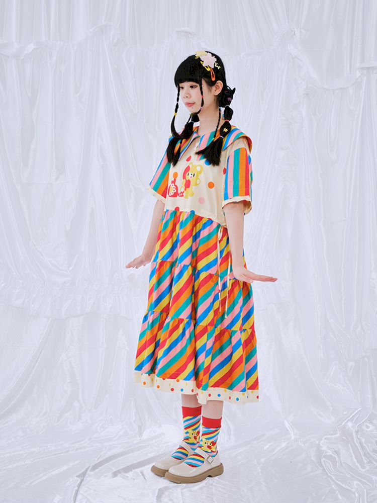 Rainbow Diary Dress