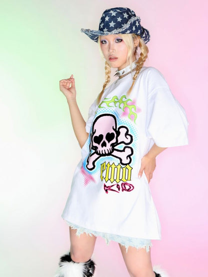 Genderless loose short sleeve t-shirt