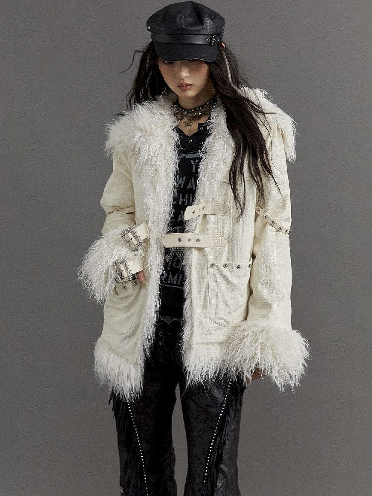 Loose Long Thickened Plush Coat Fur