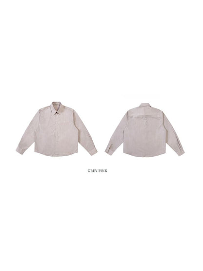 Embroidery Label Long Sleeve Shirt