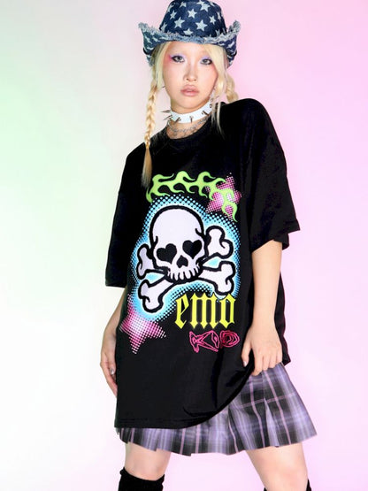 Genderless loose short sleeve t-shirt