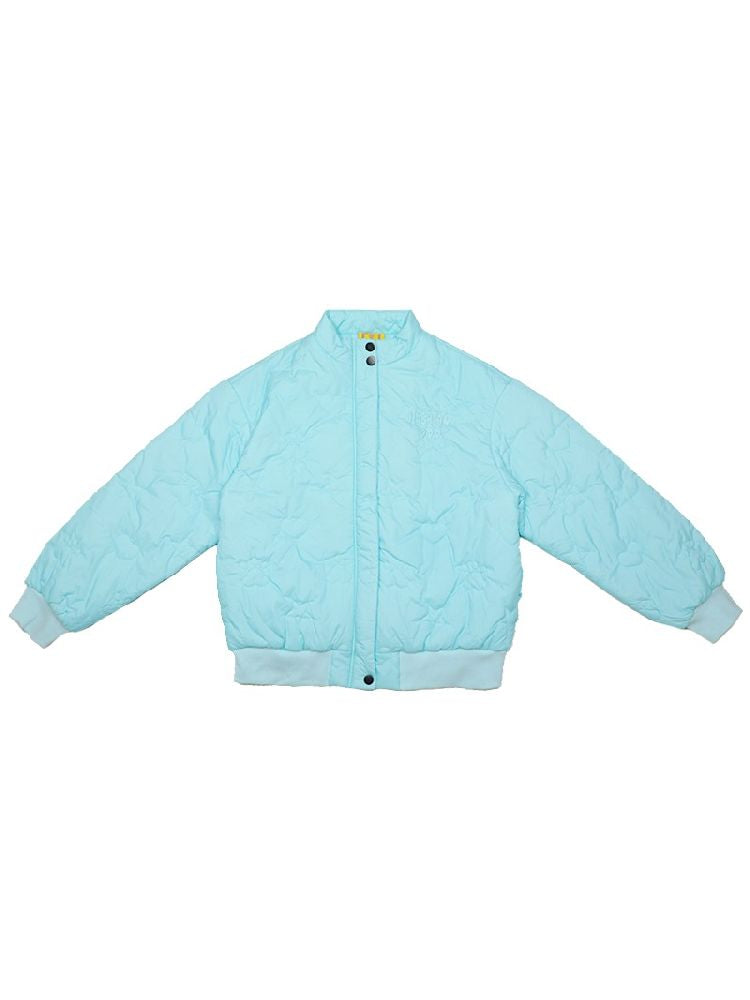 Niche mint blue green cotton jacket