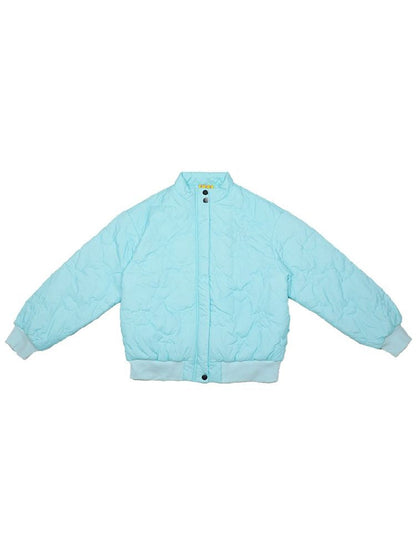 Niche mint blue green cotton jacket