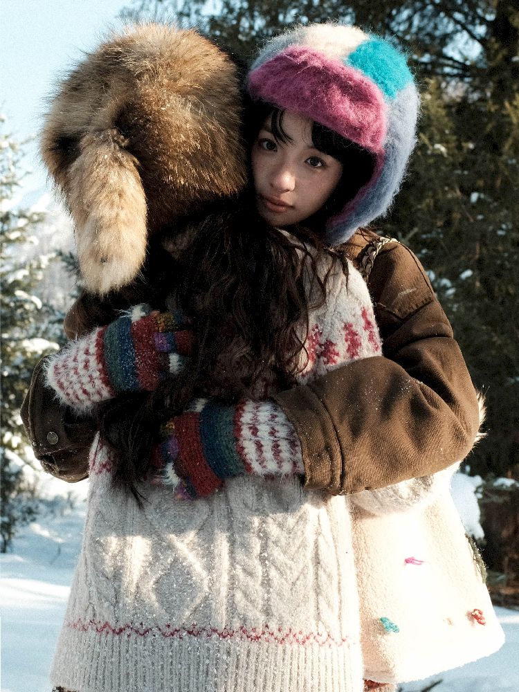 Hand Crochet Knit Hat