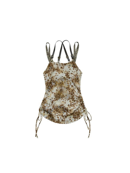 Rhinestone Loose Vest Camisole