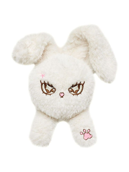 Warm Plush White Rabbit Doll Scarf