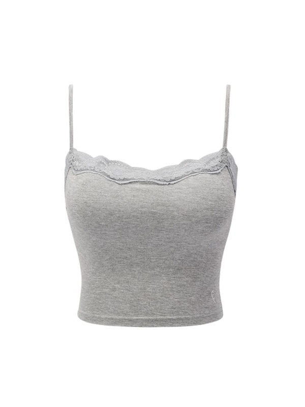 Lace Basic Knit Vest