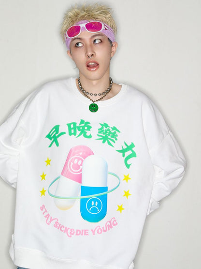 Pill Loose Sweatshirt