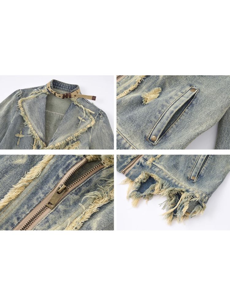 Splash Ink denim jacket