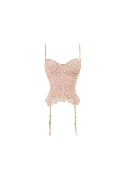 Romantic Summer Lace Fishbone Corset