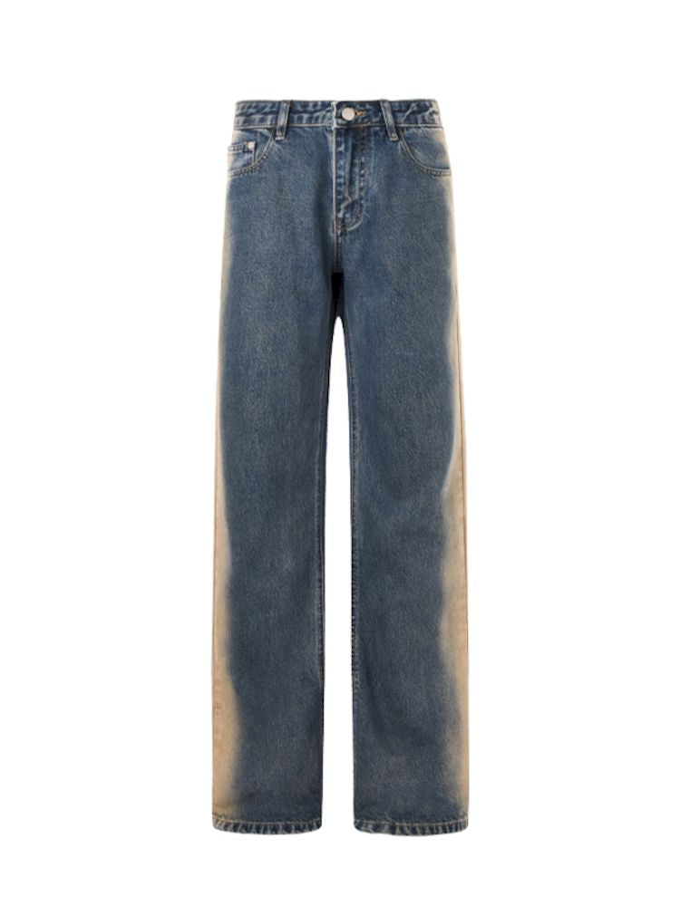 Mud Blue Old Loose Skinny Jeans