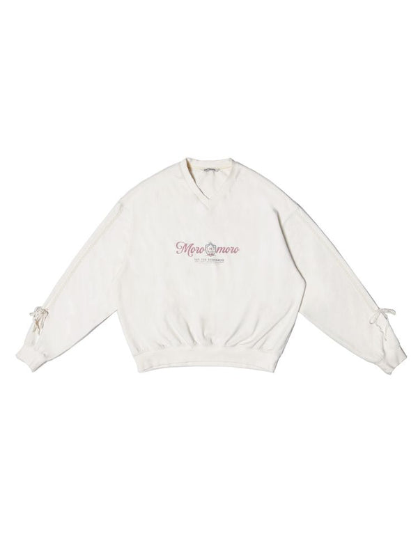 V-Neck Long Sleeve Sweatshirt