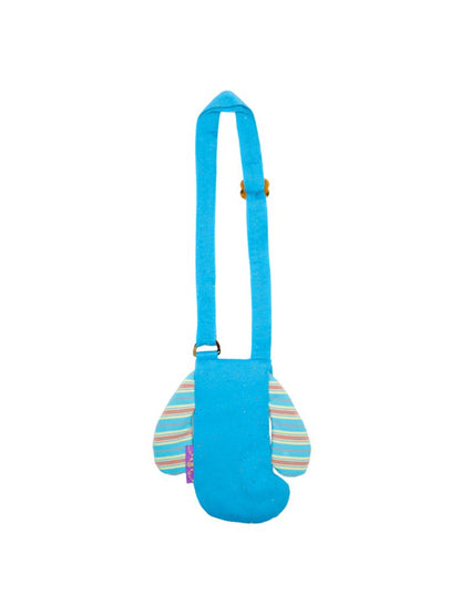 Blue Crossbody Mini Cell Phone Dog Cloth Bag