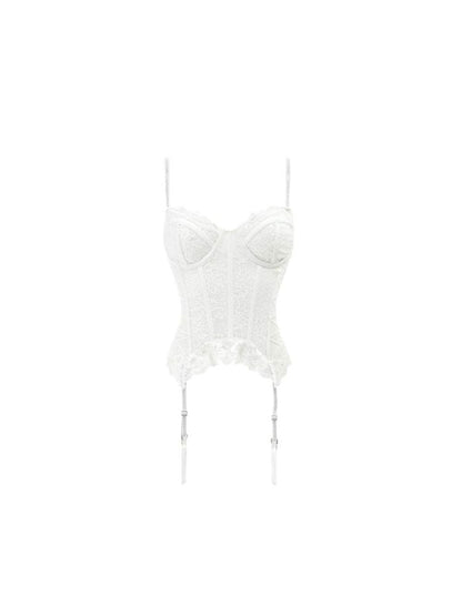 Romantic Summer Lace Fishbone Corset