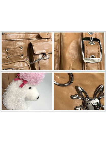 Poodle Tote Shoulder Bag