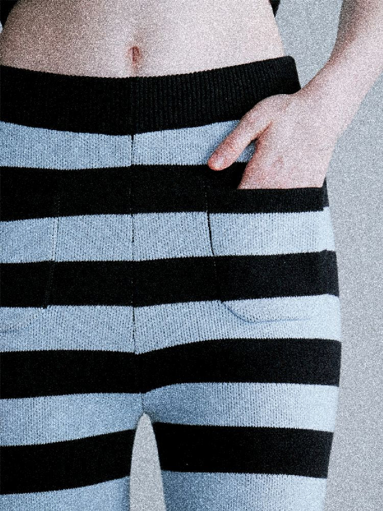 Classic Striped Knit Pants