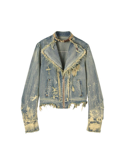 Splash Ink denim jacket