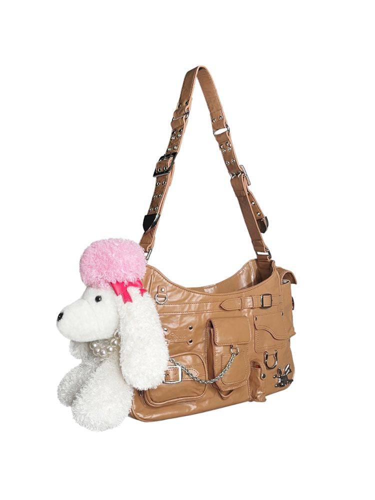 Poodle Tote Shoulder Bag