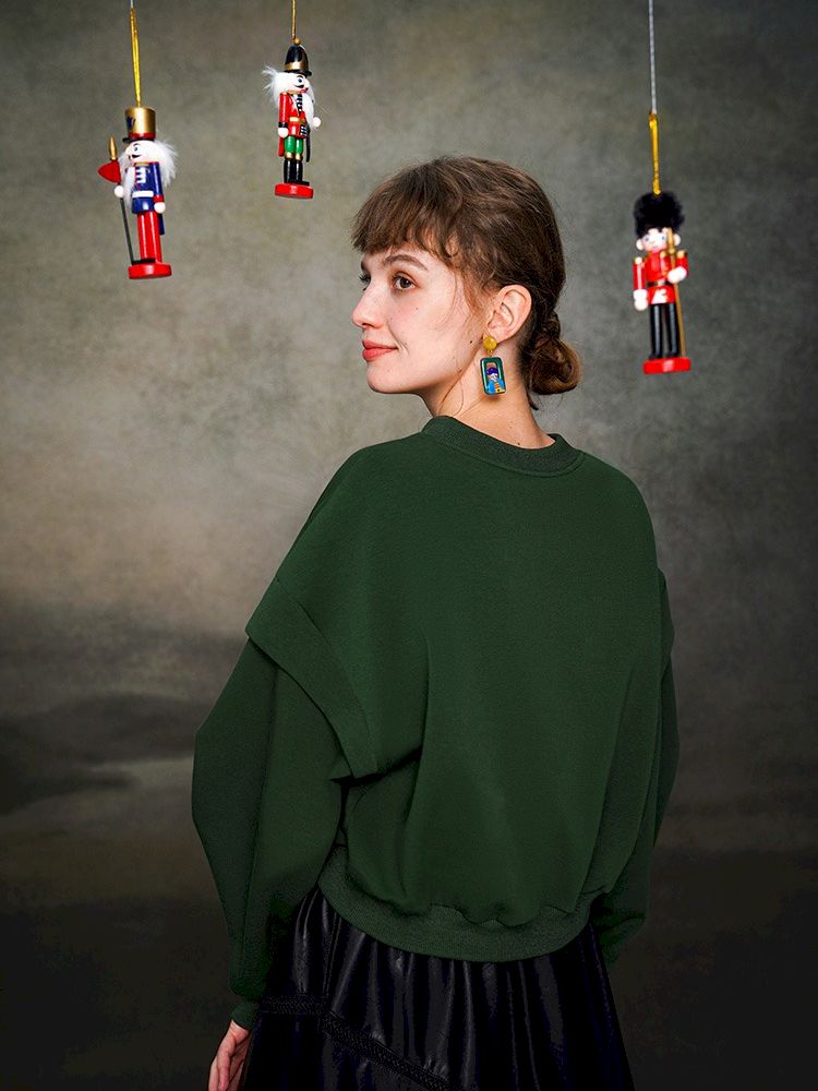 Nutcracker Embroidered Sweatshirt