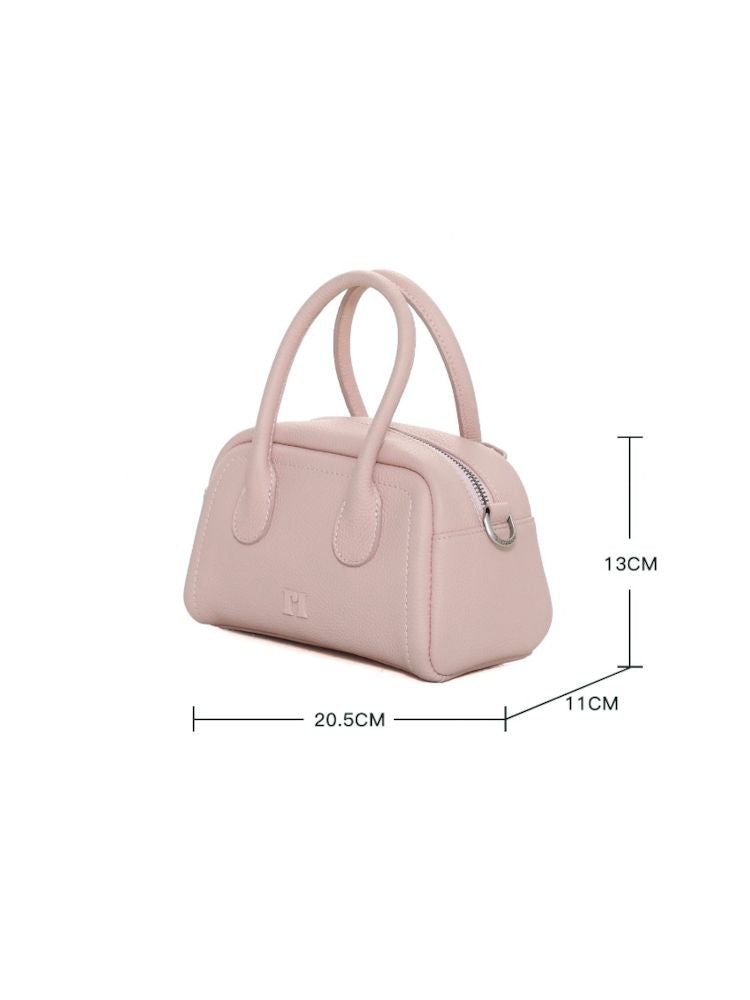 Hardware Label Bowling Handbag