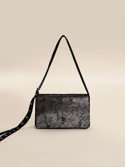 Machine Eye Shoulder Strap Tote Crossbody Bag