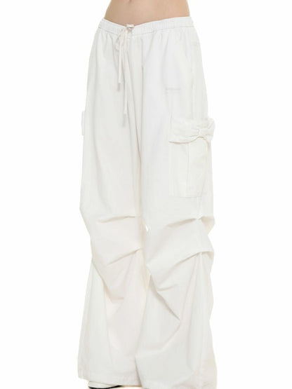 Pocket parachute loose casual pants