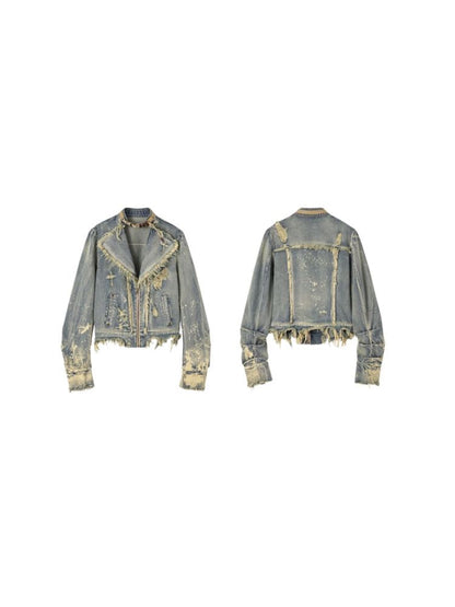 Splash Ink denim jacket