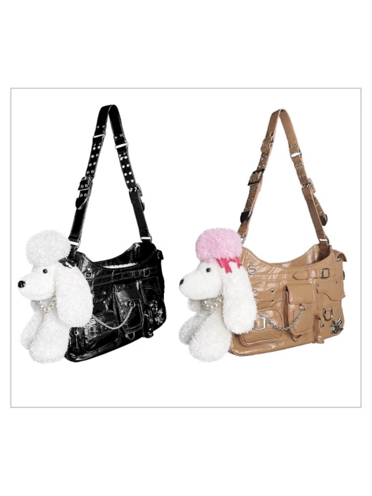 Poodle Tote Shoulder Bag