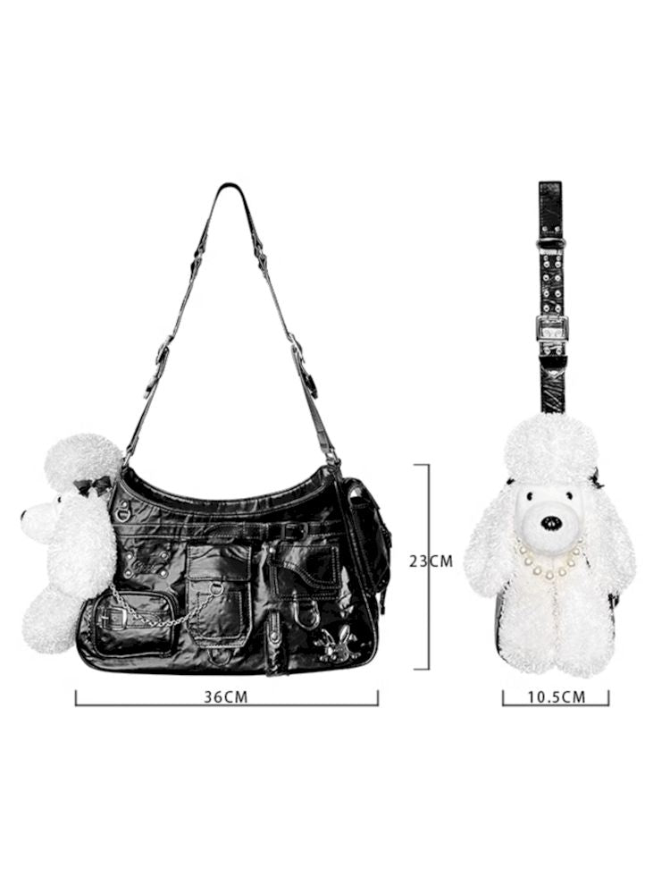 Poodle Tote Shoulder Bag