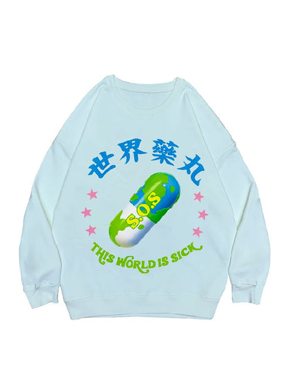 Pill Loose Sweatshirt