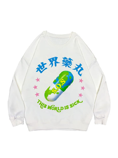 Pill Loose Sweatshirt