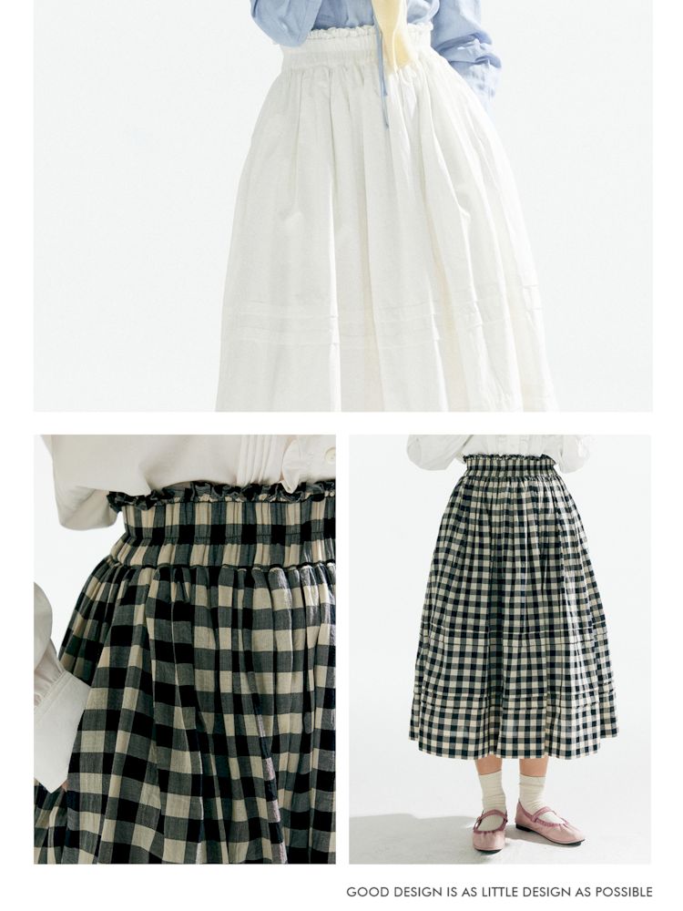 Big Hem Half-body Skirt